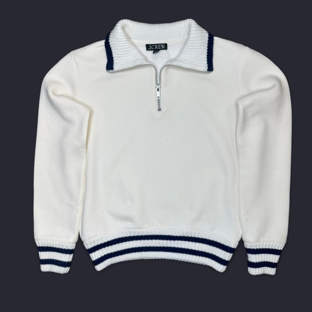 J. Crew Heritage Fleece Half-Zip Sweater